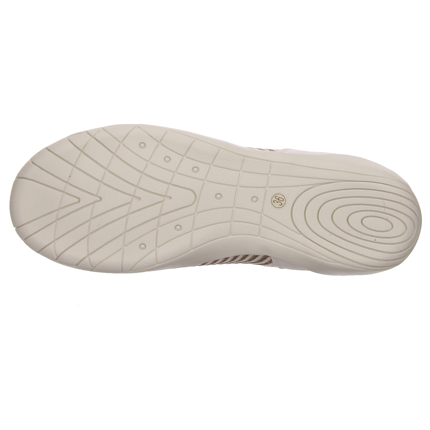 La Strada Barfußschuh gold weiss/weiss kombi