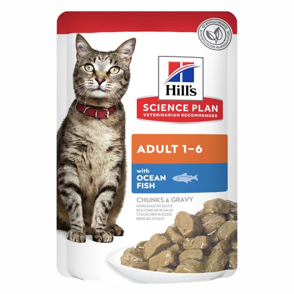 Hill's Science Plan - Feline Adult  - Zeevis - Maaltijdzakje