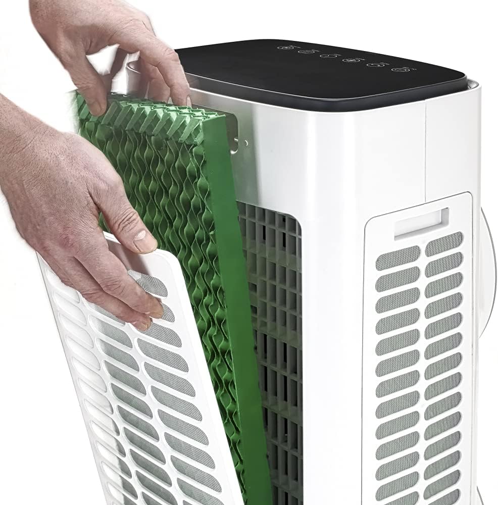 TROTEC PAE 45 4-in-1-Luftkühler Aircooler, Luftkühler Luftbefeuchter mobiles Klimagerät Klimaanlage Ventilator Lufterfrischung Verdunstungskühlung 10 l Tank