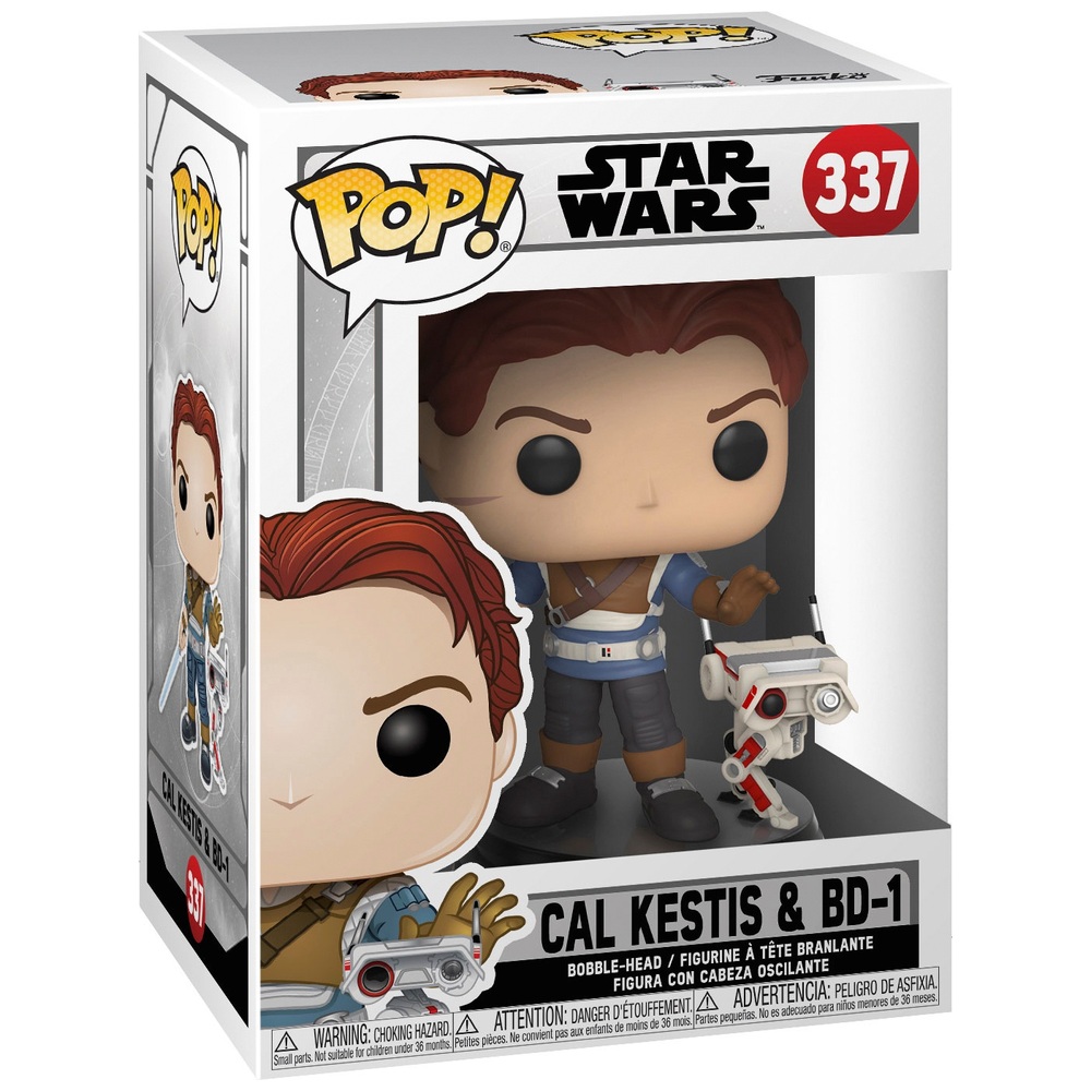 POP! Vinyl 337: Star Wars Cal Kestis & BD-1