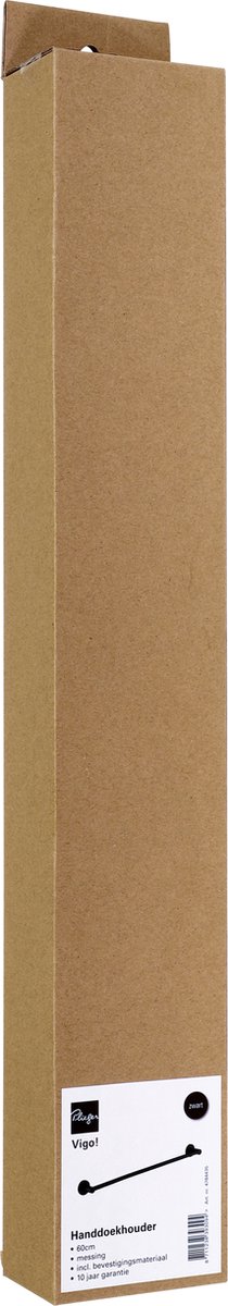Plieger Vigo handdoekhouder 60cm mat zwart