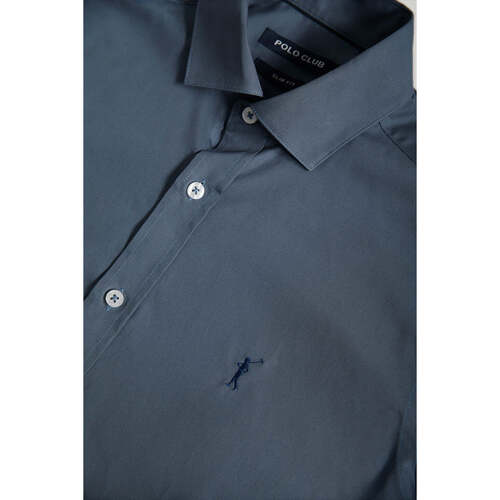 Polo Club - RIGBY GO SHIRT SLIM POPLIN Azul