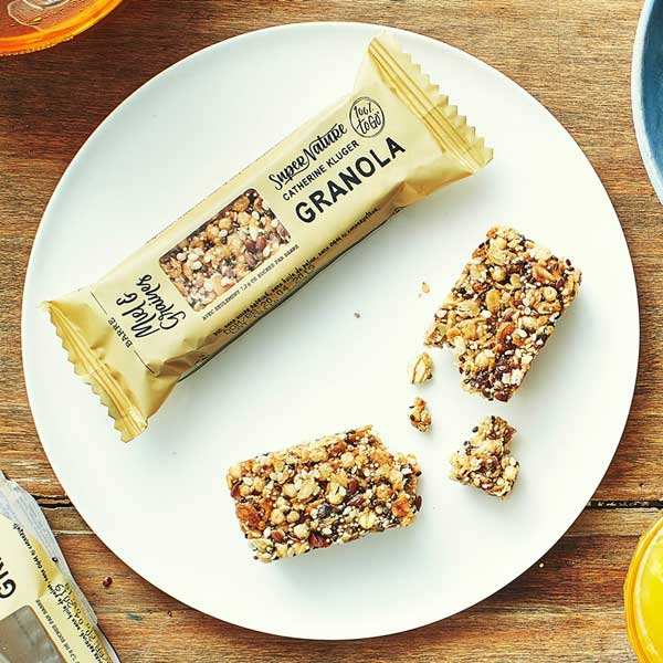 Barre de granola au miel et aux graines bio