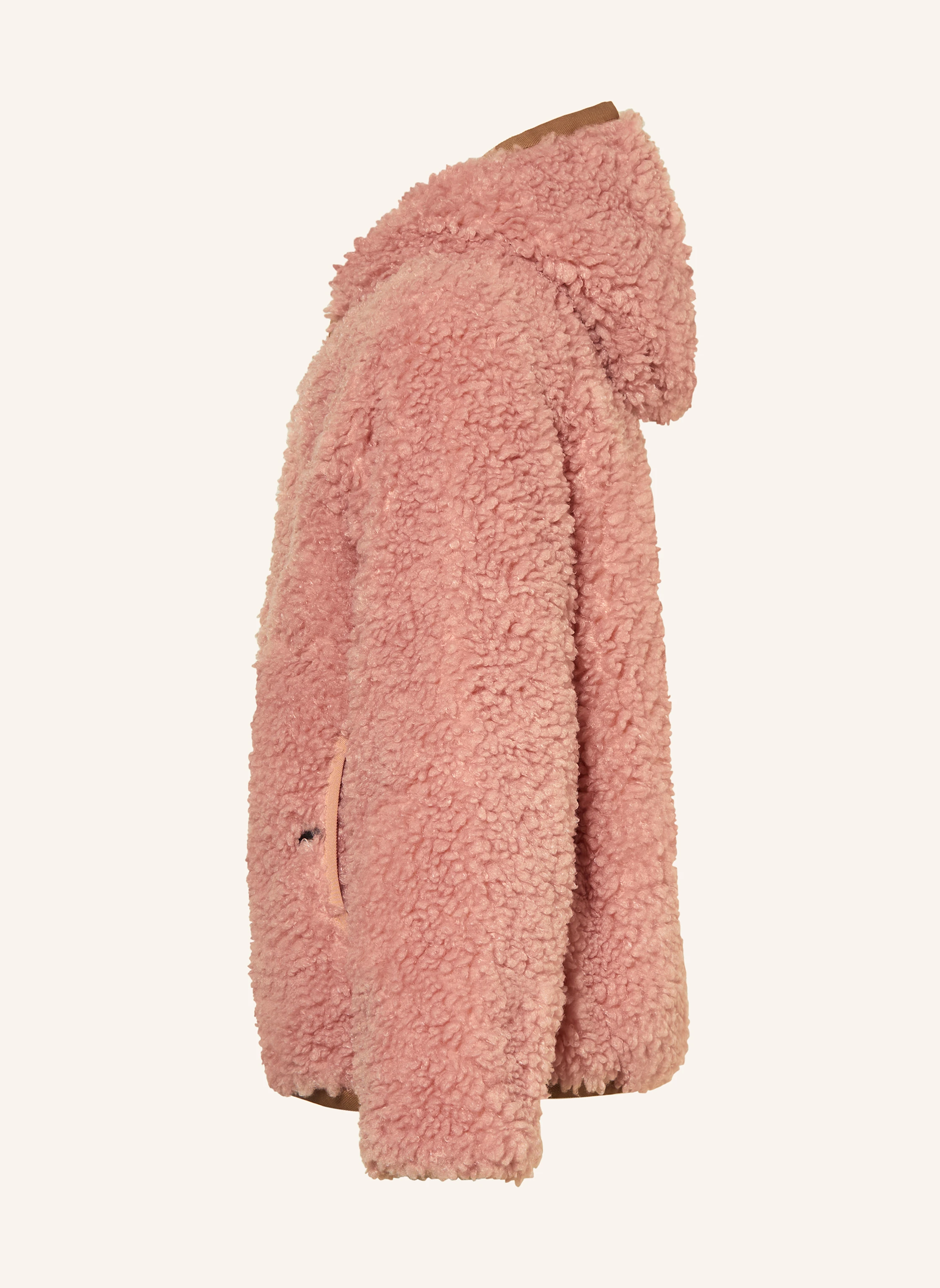MONCLER enfant Teddyfell-Jacke zum Wenden