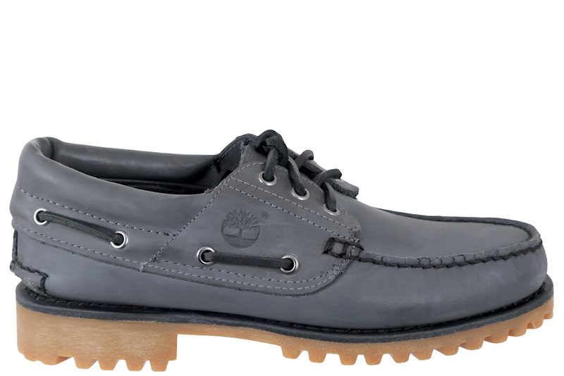 TIMBERLAND AUTHENTIC BOAT SHOE DARK GREY NUBUCK