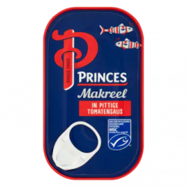 Princes Makreel in pittige tomatensaus MSC