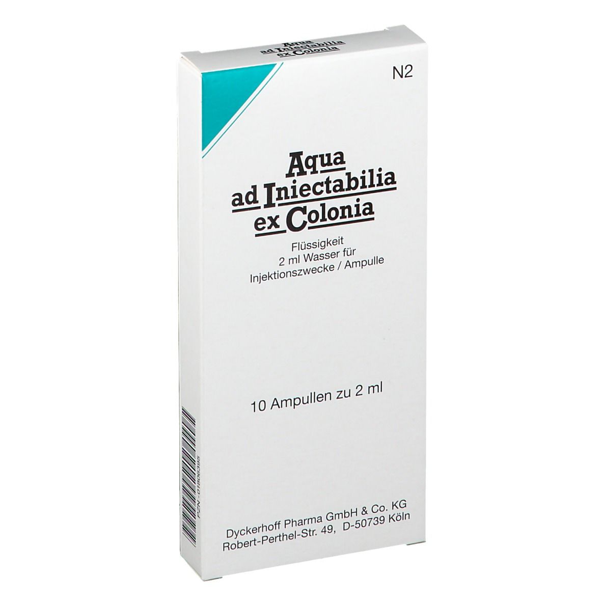 Aqua ad Iniectabilia ex Colonia