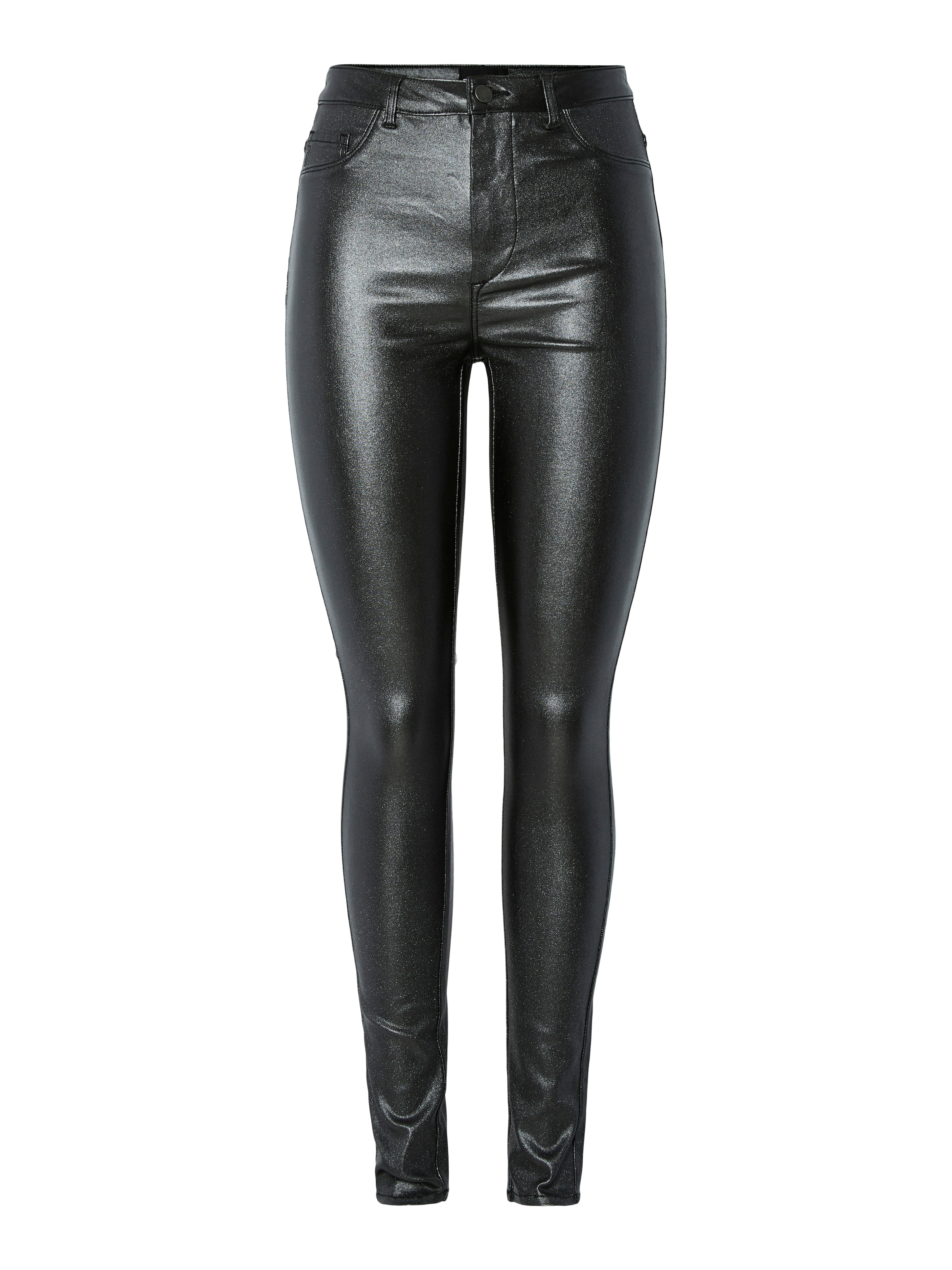 pieces Jeggings »PCHIGHSKIN WEAR GLITTER JEGGINGS NOOS BC«  mit Glitzer-Effekt