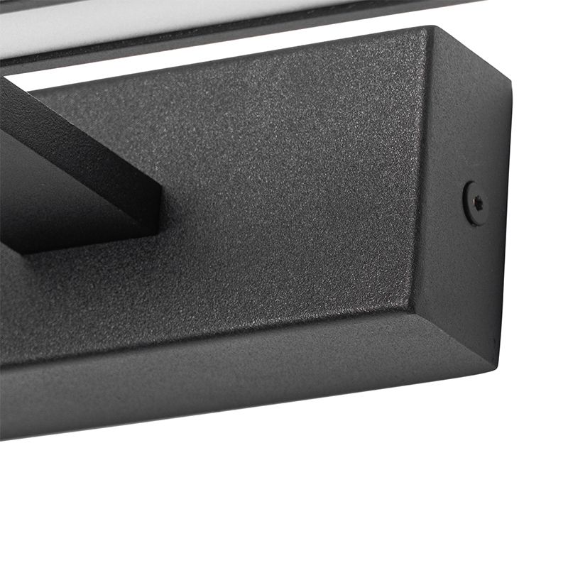 Moderne wandlamp zwart 41,5 cm incl. LED IP44 - Jerre