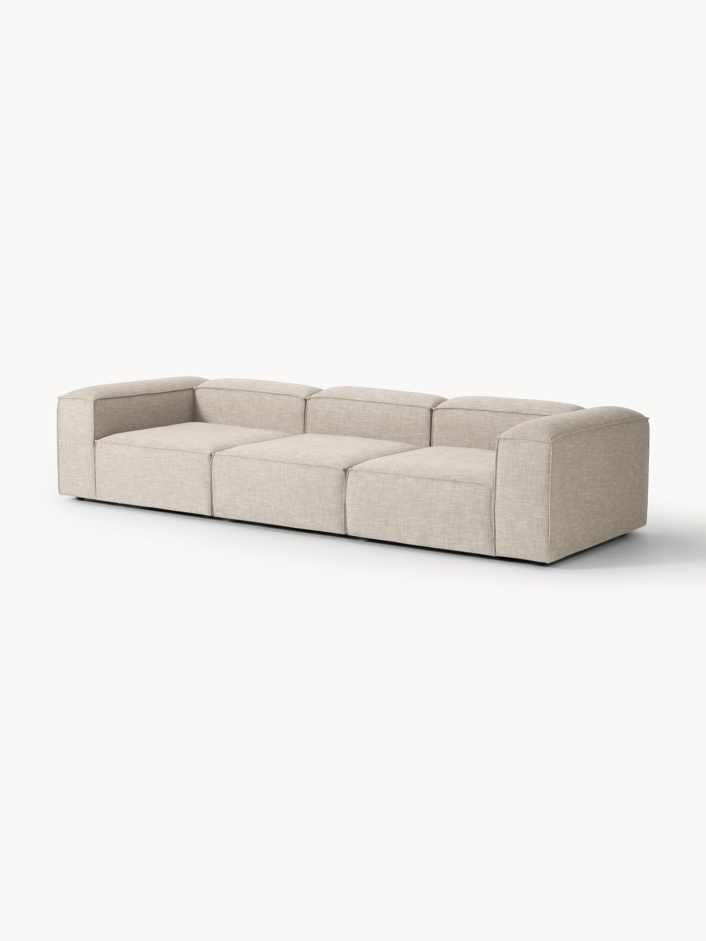 Modulaire bank Lennon (4-zits) van linnenmix