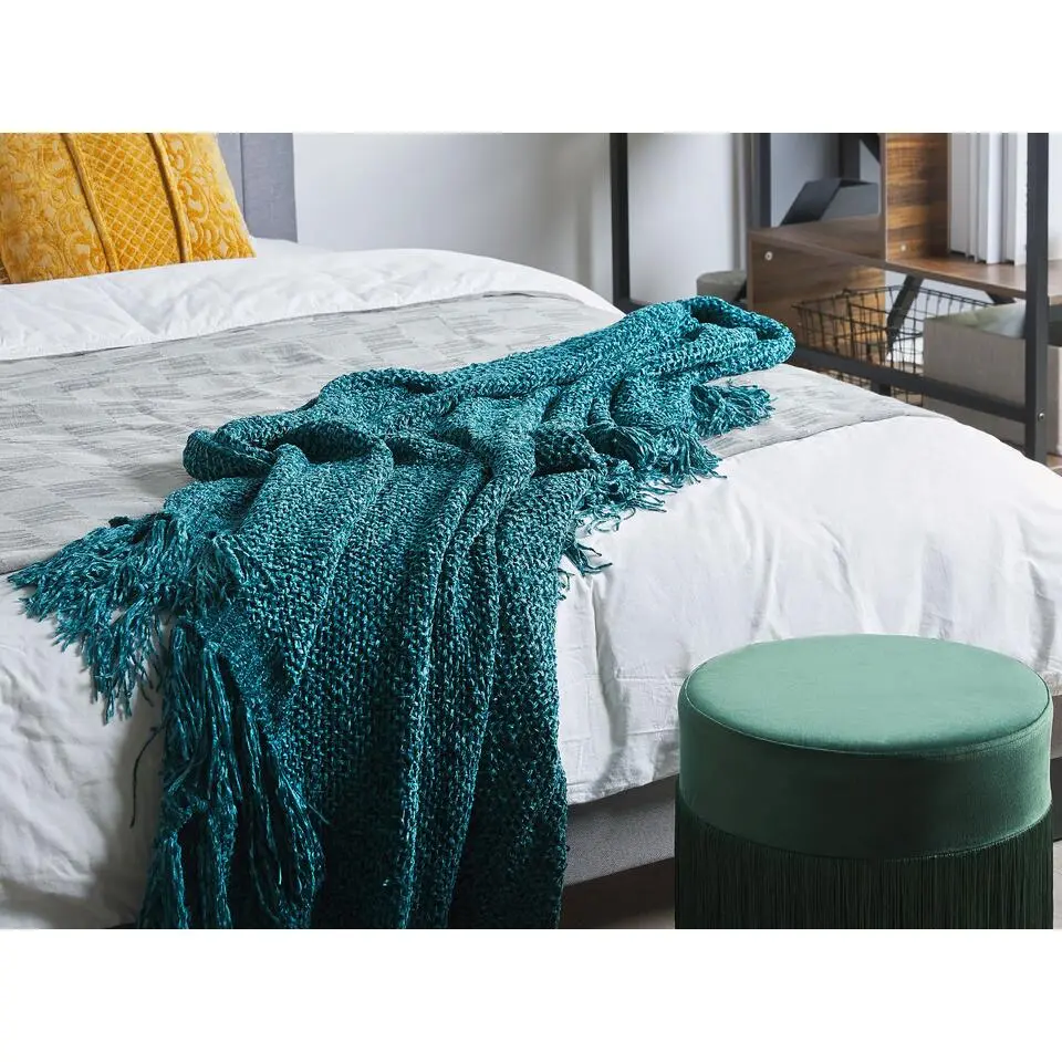 HAMAT - Plaid - Groen - 150 x 200 cm - Polyester