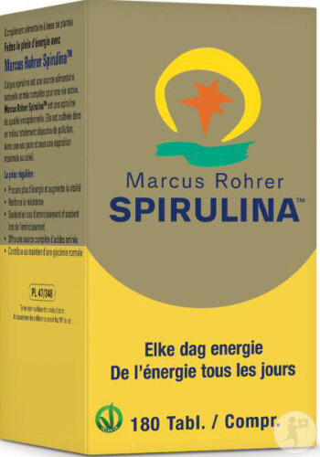 Marcus Rohrer Spirulina Énergie & Résistance 180 Comprimés