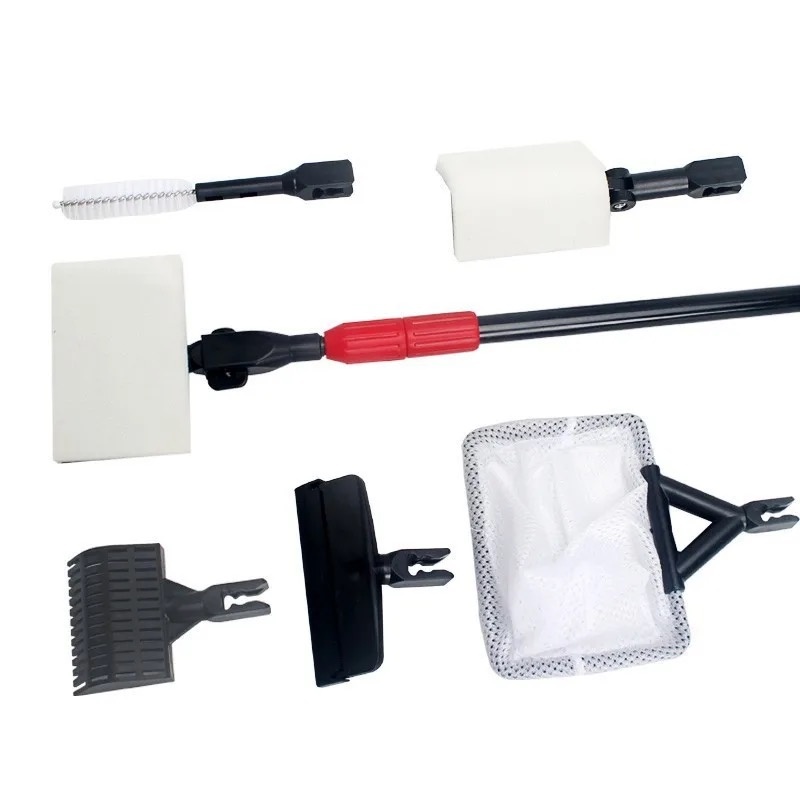 AquastoreXL 6 in 1 reinigingsset met telescoopsteel