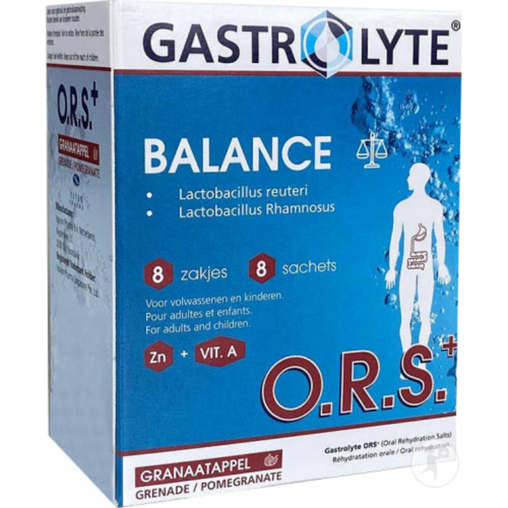 Gastrolyte ORS Balance plus Probiotica8 stuks