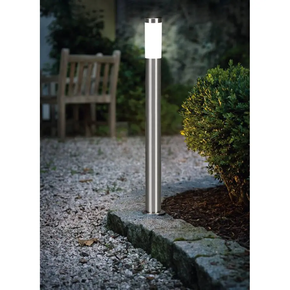 EGLO Helsinki Sokkellamp - Staande lamp - - E27 - 7.5 cm - RVS