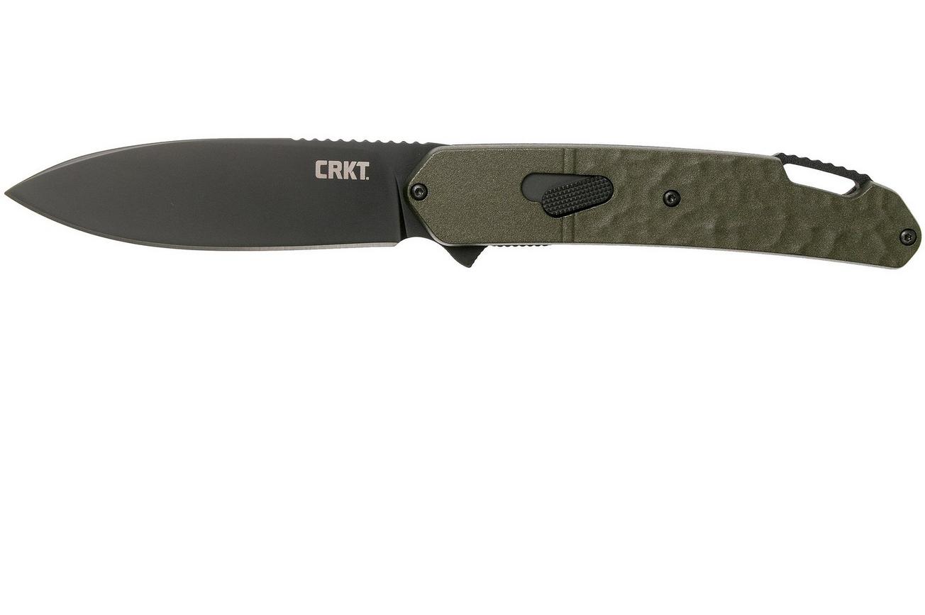 CRKT Bona Fide K542GKP OD Green zakmes, Ken Onion design