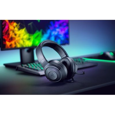 Razer Kraken X Lite - Casque gamer filaire avec micro - noir
