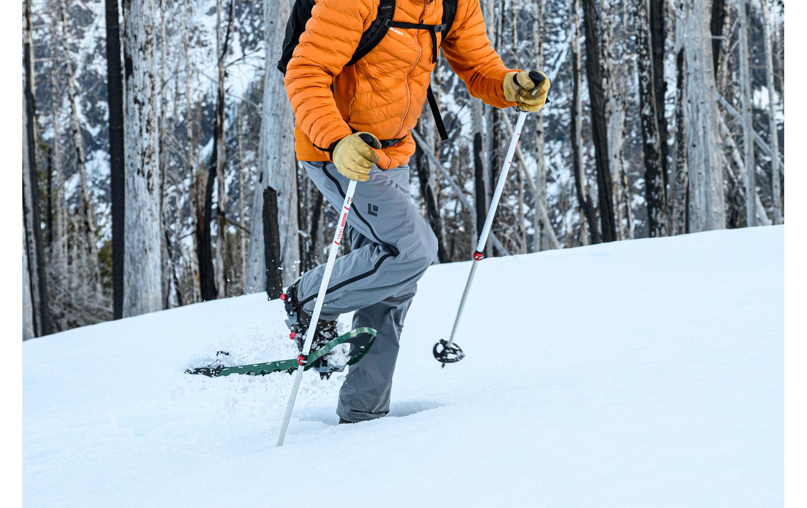 Schneeschuhwanderstöcke Poles DynaLock Trail, 80-140 cmZweiteiliger Skistock aus Aluminium