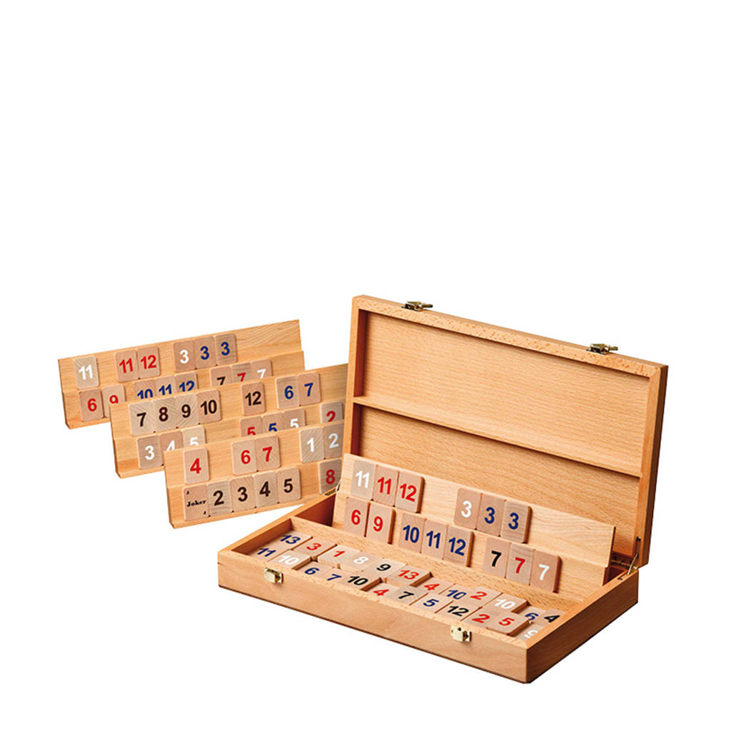 Rummy hout cassette 36x20cm Rummy houten cassette (36x20 cm)