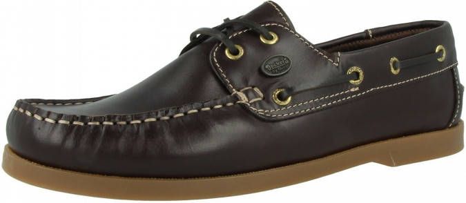 Dockers by Gerli heren leren mocassin donkerbruin