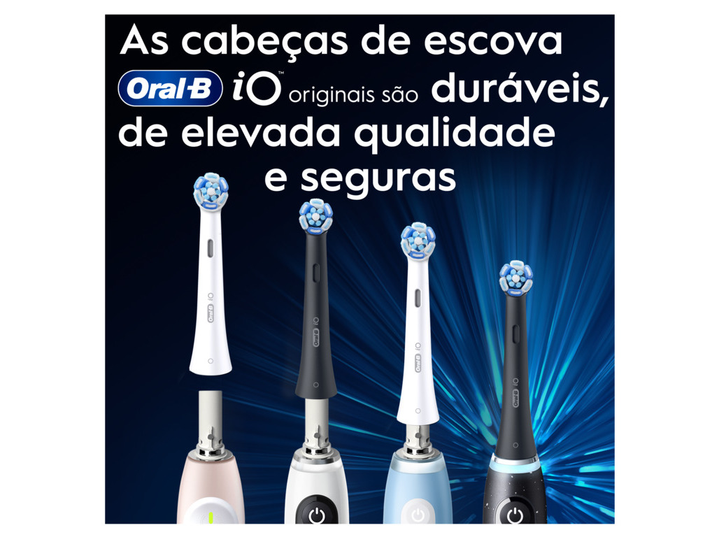 RECARGA ESCOVA ELÉCT ORAL-B IO ULTIMATE CLEAN BRANCA 2UN