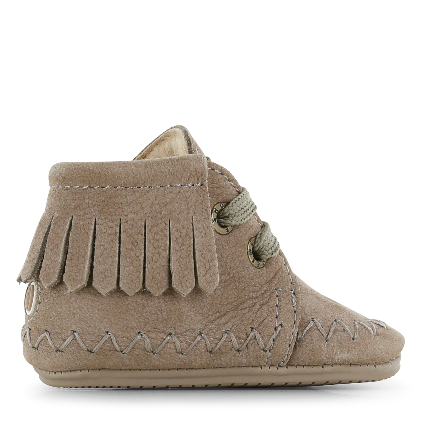 Shoesme taupe BABY-PROOF® Schuh mit Rüschen