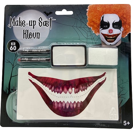 Halloween klovne makeup