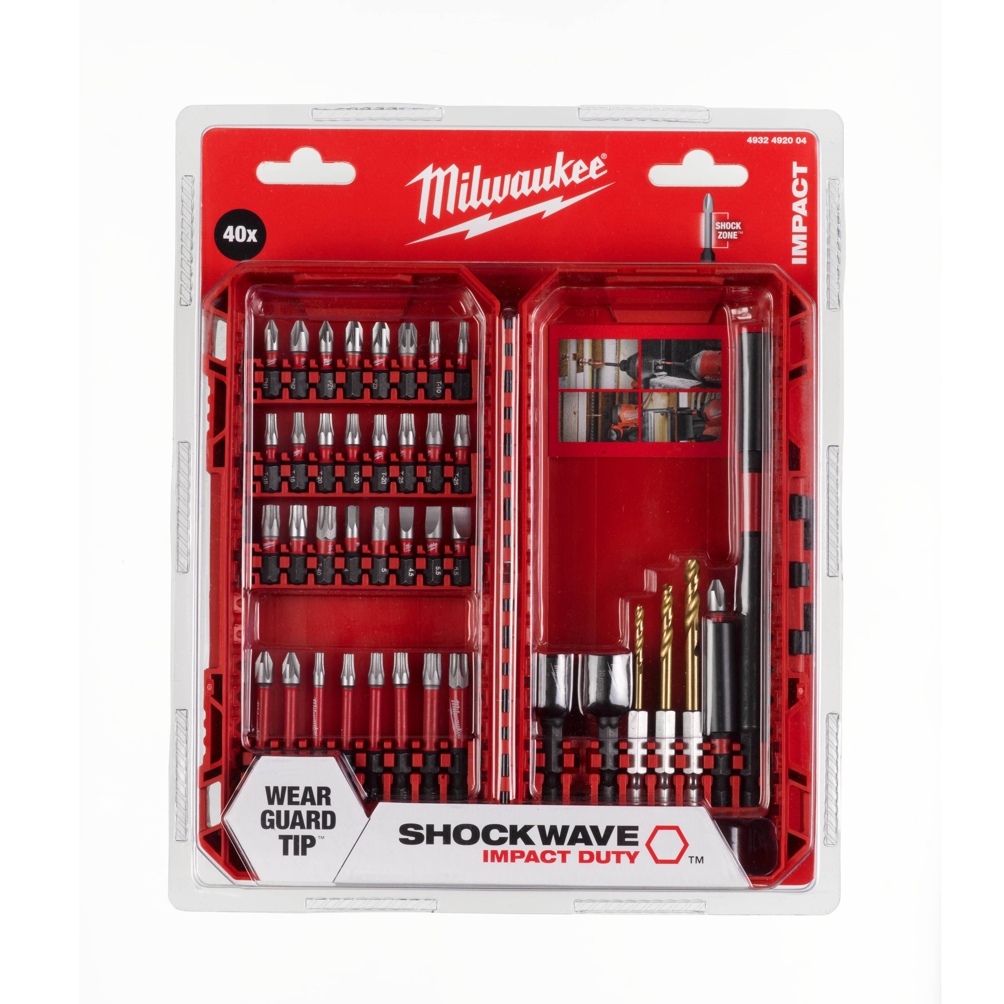 Milwaukee SHOCKWAVE™ Impact Duty Bitset - 40-delig - 4932492004