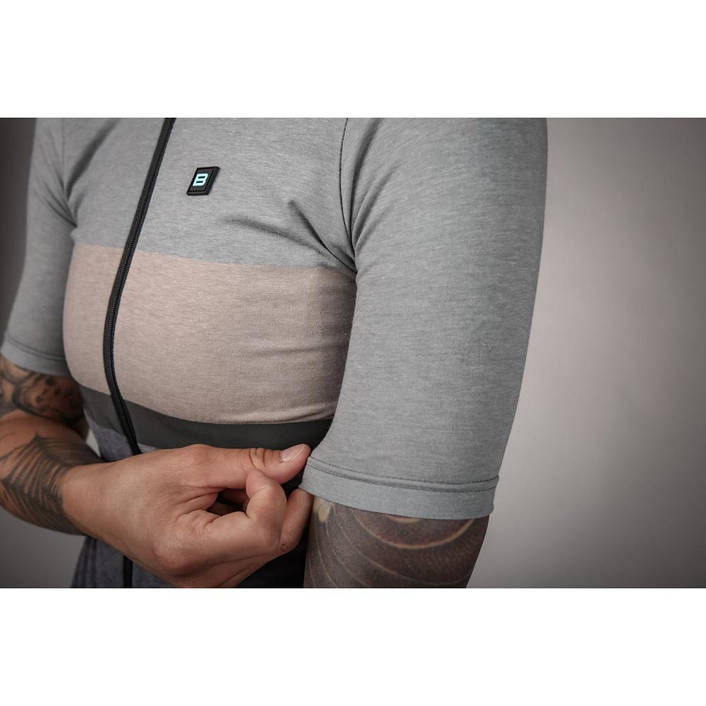 Biehler DSTNCE Fietsshirt Korte Mouwen Donkergroen/Bruin/Zwart Dames