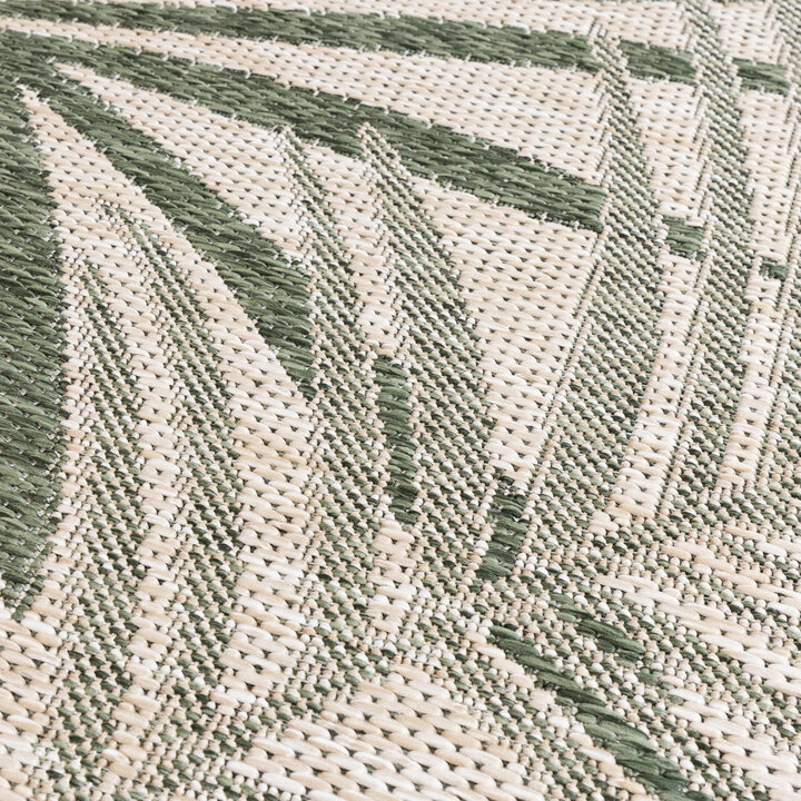 Buiten vloerkleed - Tiga Palm Groen