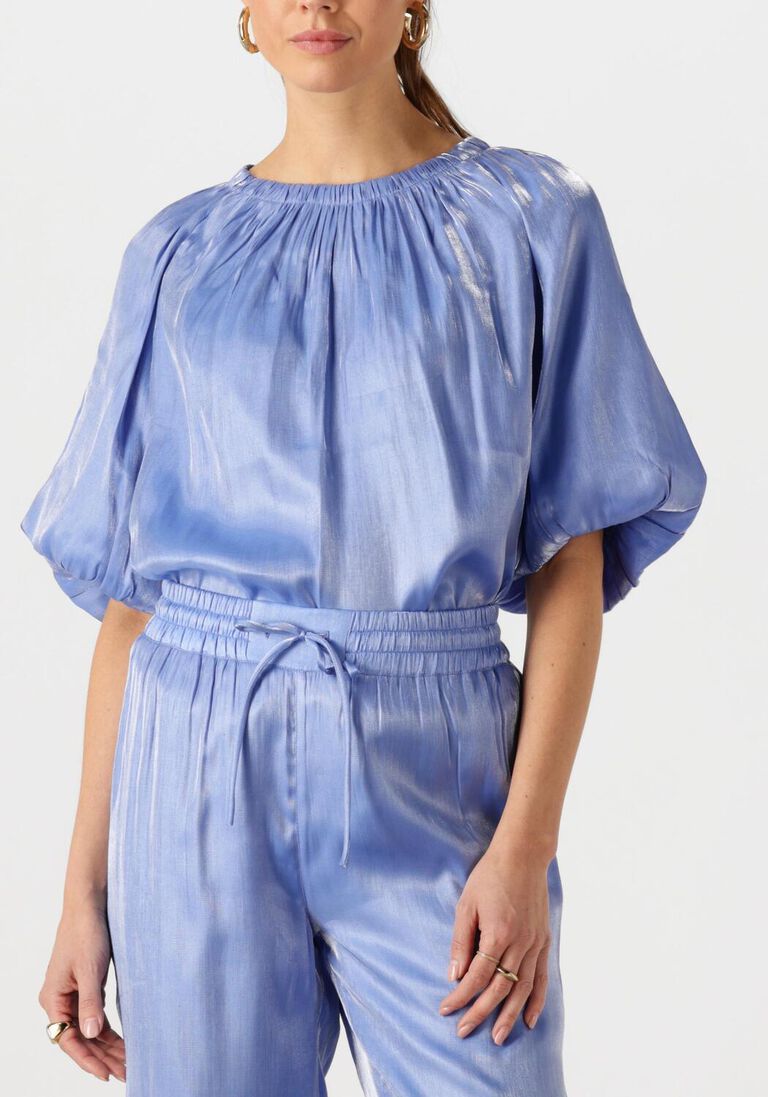 lichtblauwe dante6 top simo shimmer back detail top