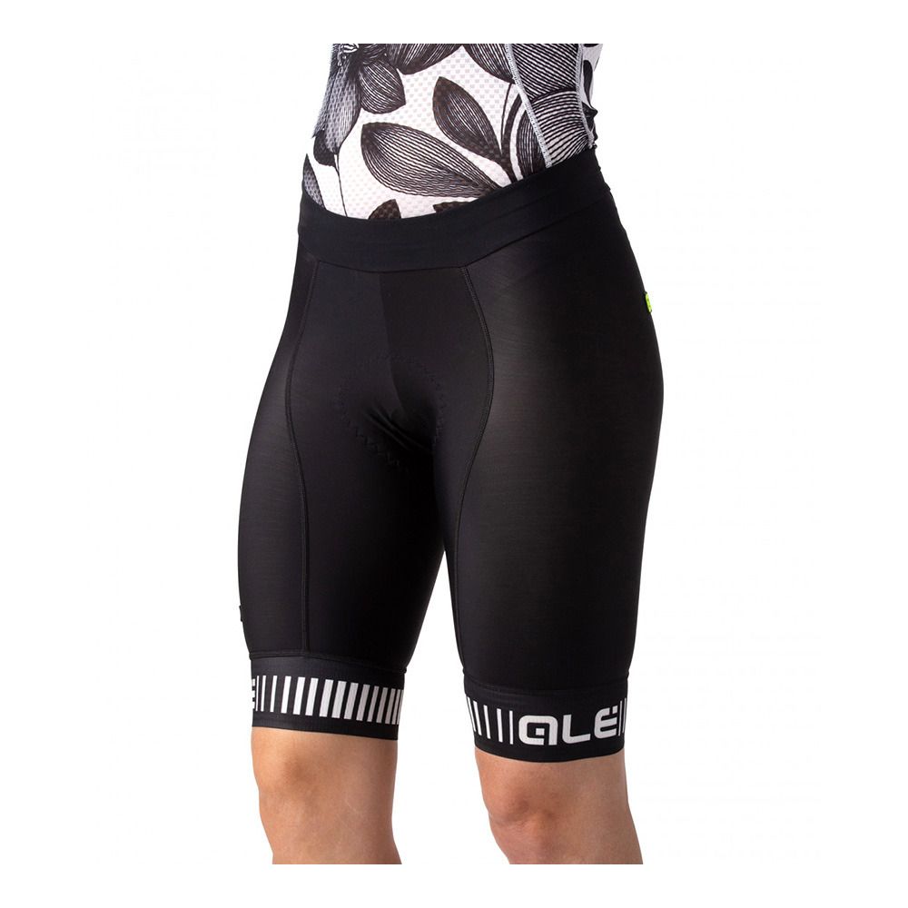 Ale STRADA - Cuissard Femme black/white