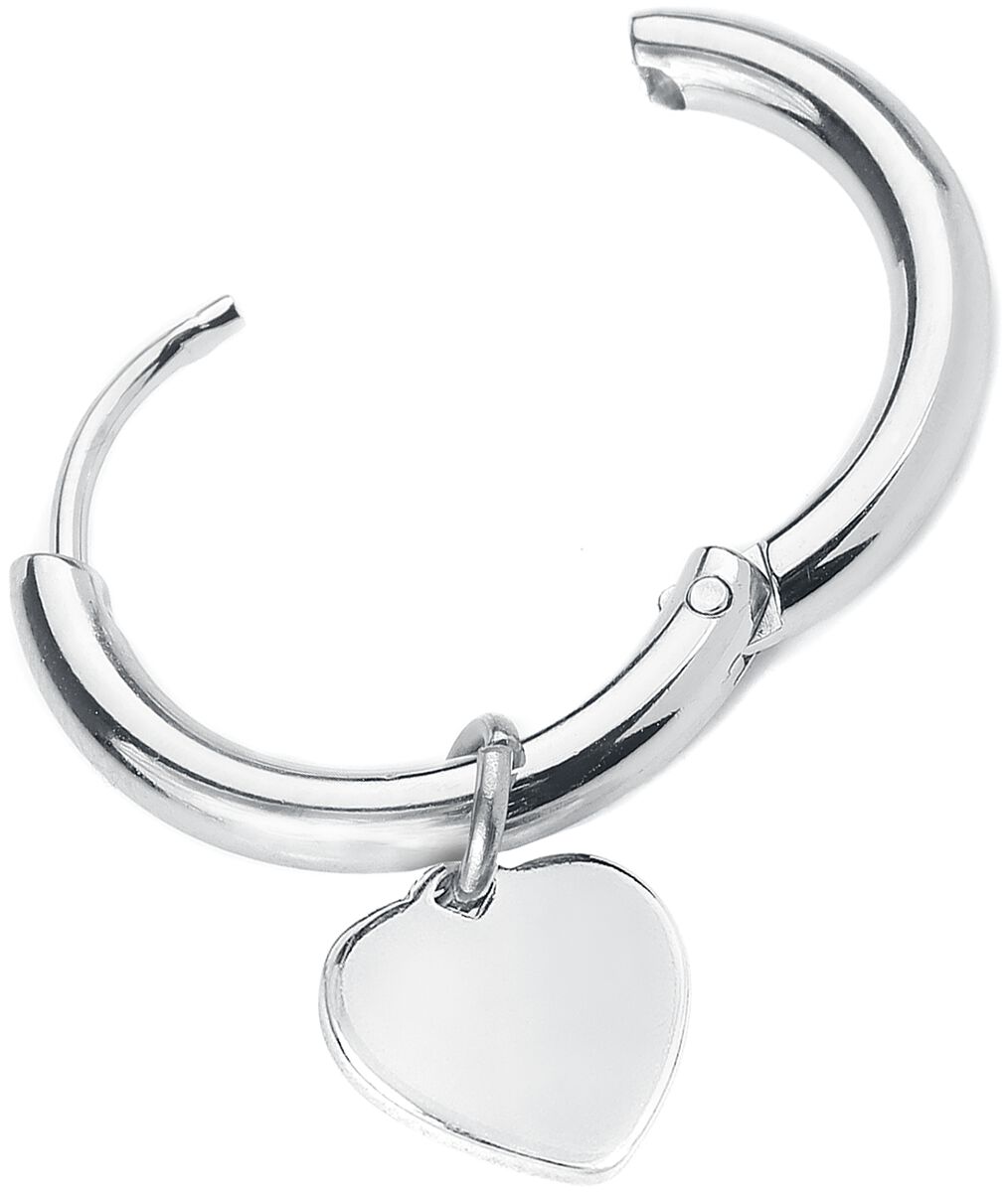 Créoles Cœur | etNox Boucles d'oreilles