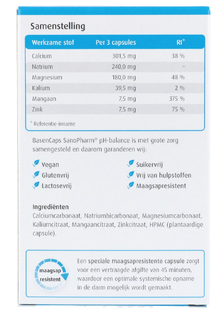 Sanopharm BasenCaps pH-Balance Capsules 60CP