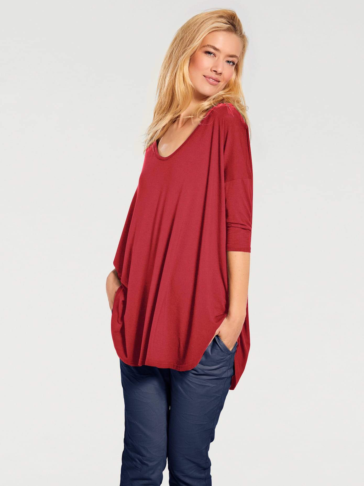 T-shirt ample look sportif décontracté