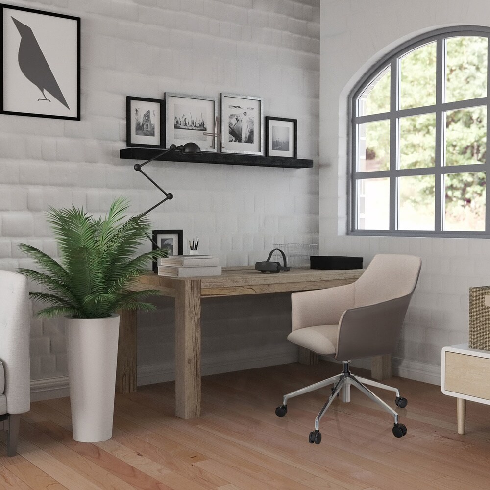Profi Chefsessel AREZZO Kunstleder/Stoff mit Armlehnen hjh OFFICE