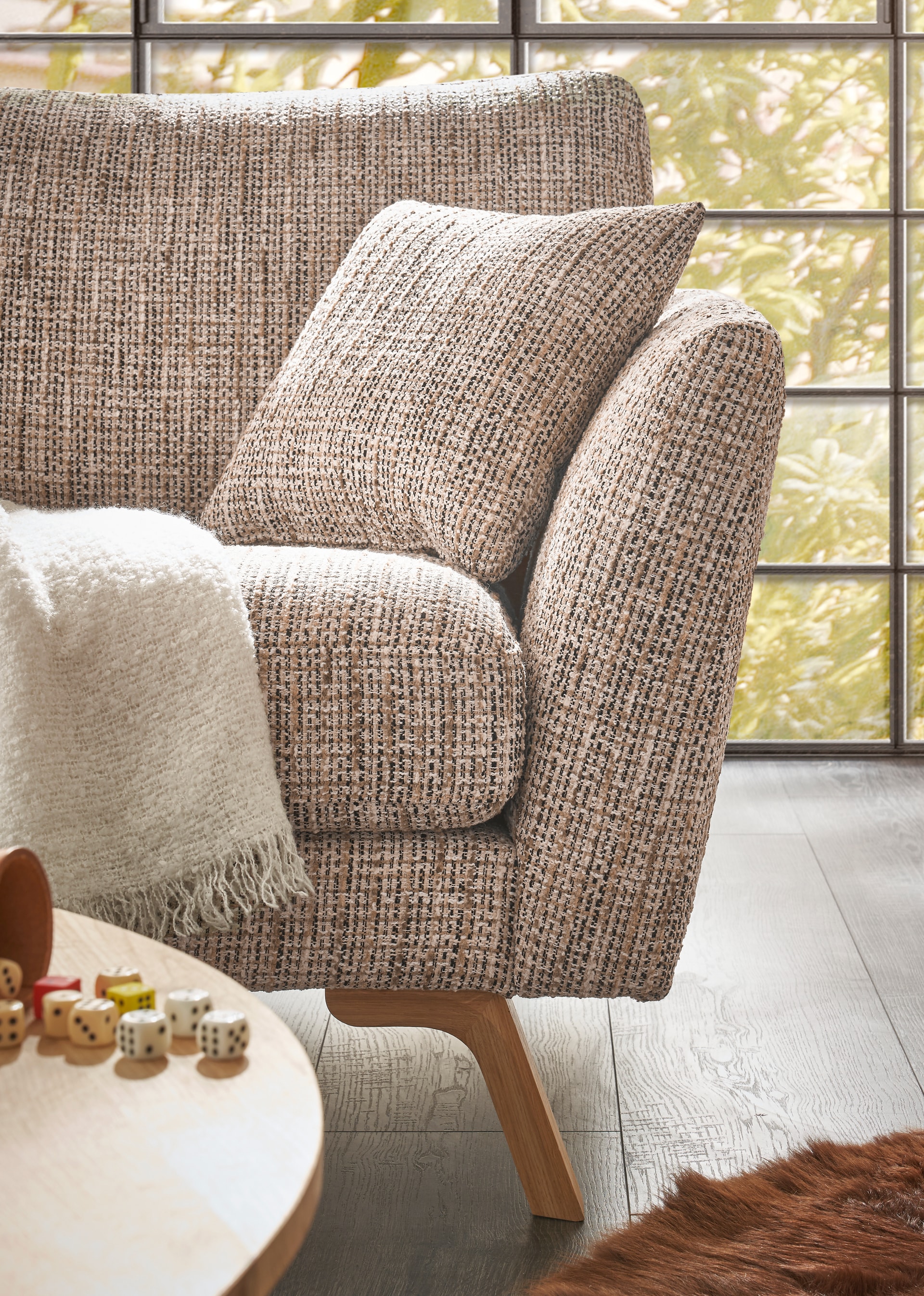 set one by Musterring Ecksofa DETROIT 293 cm beige