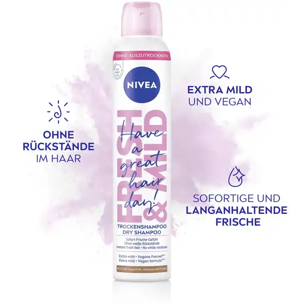 Fresh & Mild Trockenshampoo mittlere Haartöne