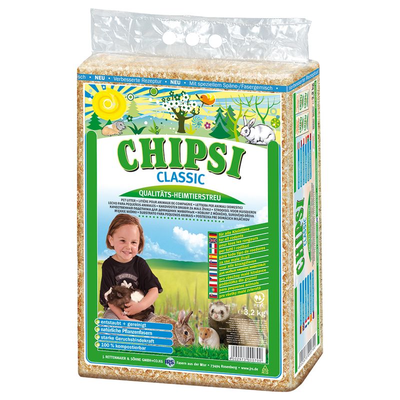 Litière Chipsi Classic à prix discount sur bitiba.fr