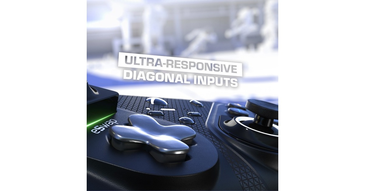 ThrustmasterESWAP S Pro Controller-gamepad  (Zwart/grijs, Pc, Xbox One, Xbox Series X|S)