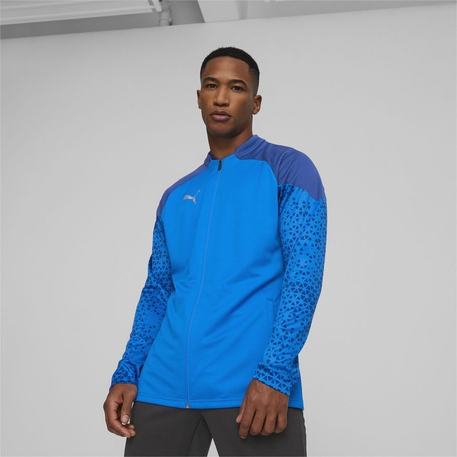 teamCUP Training Jacket Electric Blue Lemonade