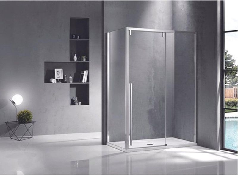 Saniclass - Neptune - Douchecabine - Zilver - 8mm Veiligheidsglas