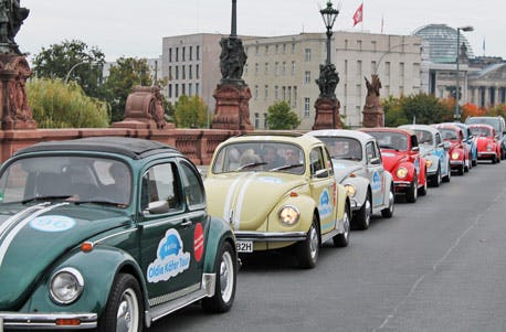 VW Käfer selber fahren als Geschenk