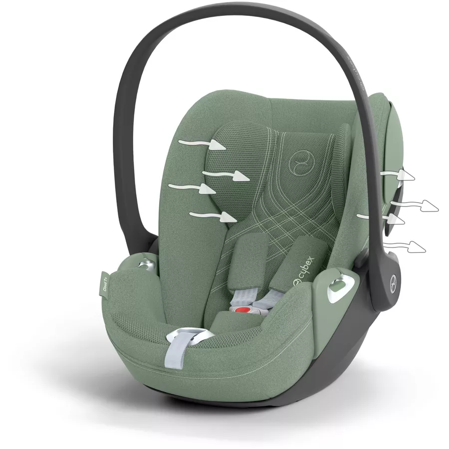 cybex PLATINUM Babyschale Cloud T I-Size Plus Leaf Green