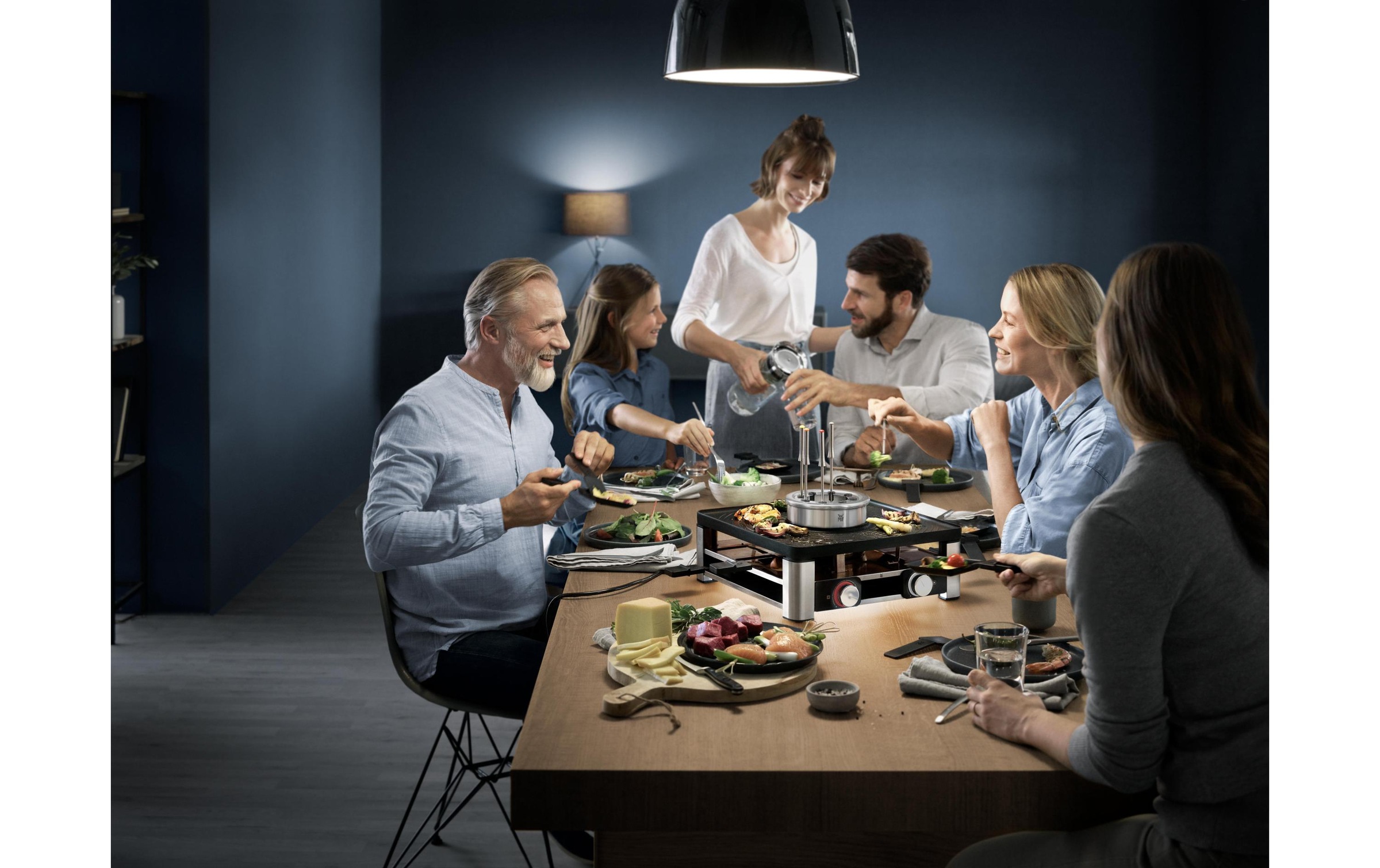 WMF Raclette und Fondue-Set »Lumero« 8 Stk. Raclettepfännchen 1.800 W