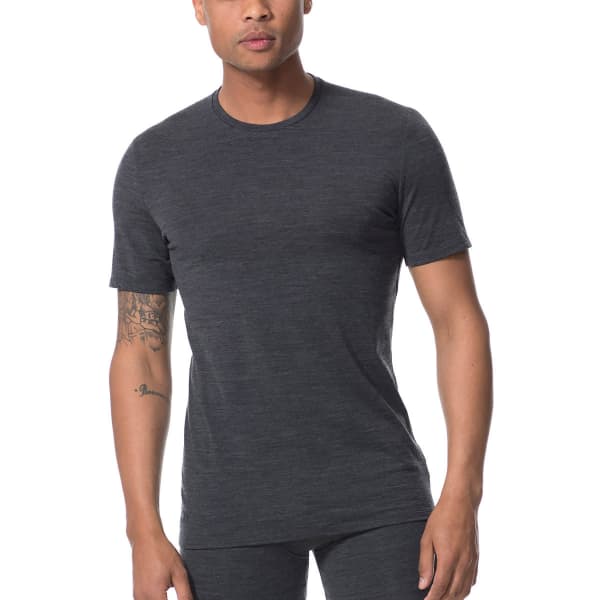 T-shirt randonnée ICEBREAKER ANATOMICA SS CREWE JET HTHR/BLACK
