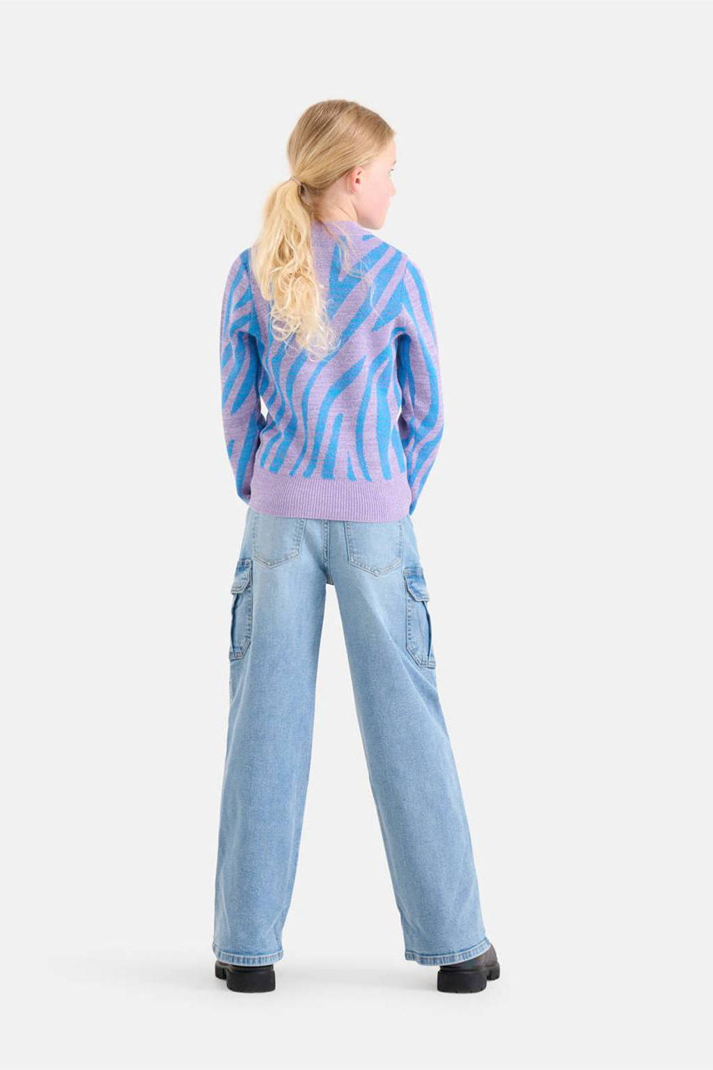 Shoeby high waist loose fit jeans mediumstone