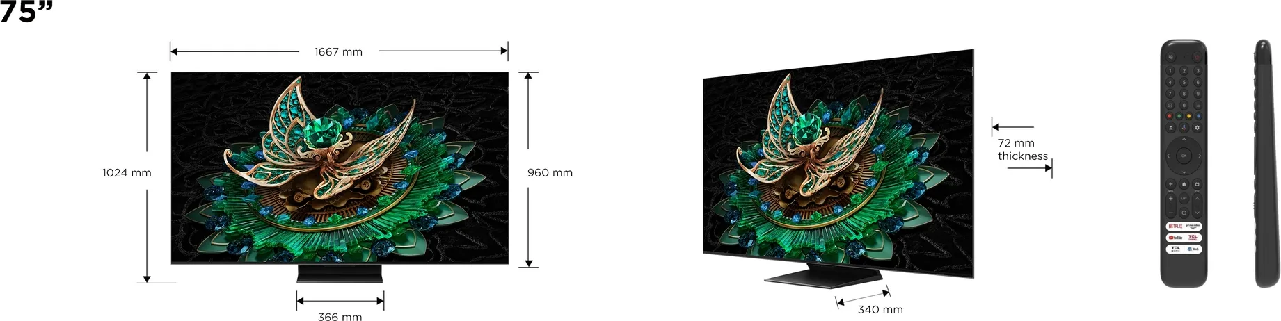 TCL 75Q9B TV QLED