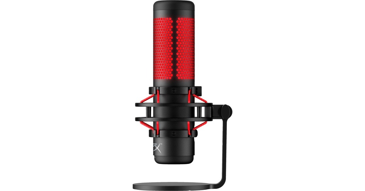 HyperXQuadCast microfoon  (Zwart/rood)