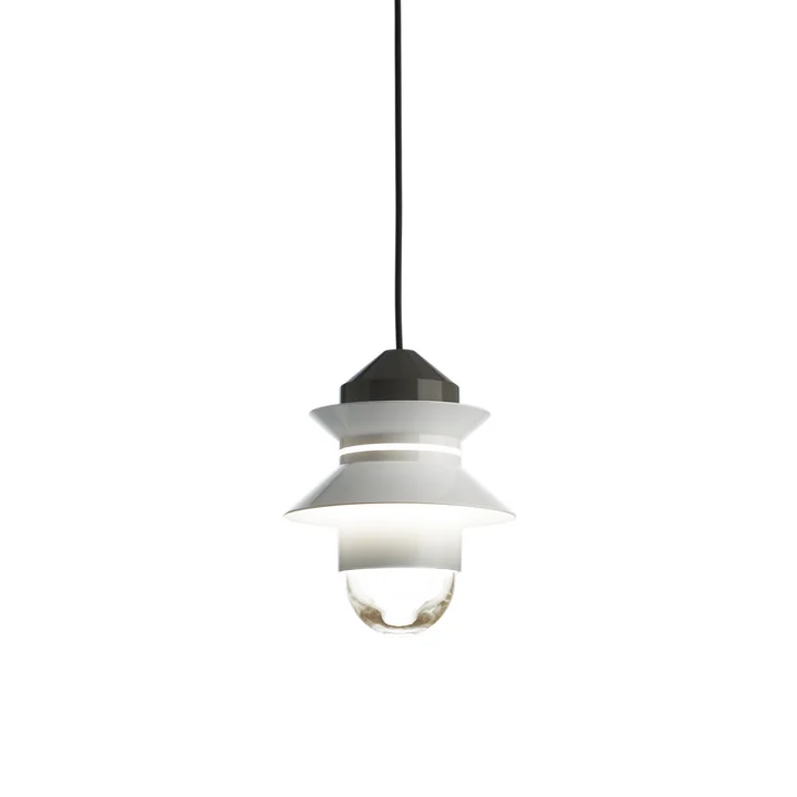 marset - Santorini Pendelleuchte Outdoor, Ø 21 cm, weiss